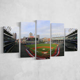 Cleveland Indians Stadium Canvas Prints Progressive Field Wall Art Baseball100,Multi Panels,Sport Stadium Art Prints, Fan Gift
