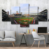 Cleveland Indians Stadium Canvas Prints Progressive Field Wall Art Baseball100,Multi Panels,Sport Stadium Art Prints, Fan Gift