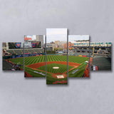 Cleveland Indians Stadium Canvas Prints Progressive Field Wall Art Baseball,Multi Panels,Sport Stadium Art Prints, Fan Gift