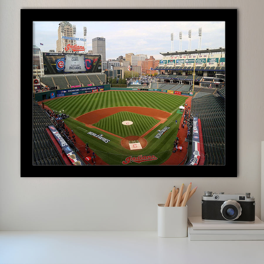 Cleveland Indians Stadium Art Prints Progressive Field Wall Art Baseball,Sport Stadium Art Prints, Fan Gift, Wall Decor