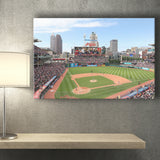 Cleveland Indians Wall Art Progressive Field Stadium Canvas Prints Baseball100,Sport Stadium Art Prints, Fan Gift, Wall Decor