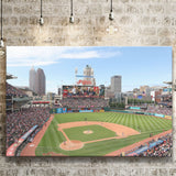 Cleveland Indians Wall Art Progressive Field Stadium Canvas Prints Baseball100,Sport Stadium Art Prints, Fan Gift, Wall Decor