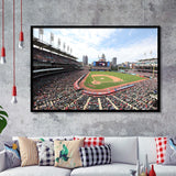 Cleveland Indians Wall Art Progressive Field Stadium Art Prints Baseball,Sport Stadium Art Prints, Fan Gift, Wall Decor