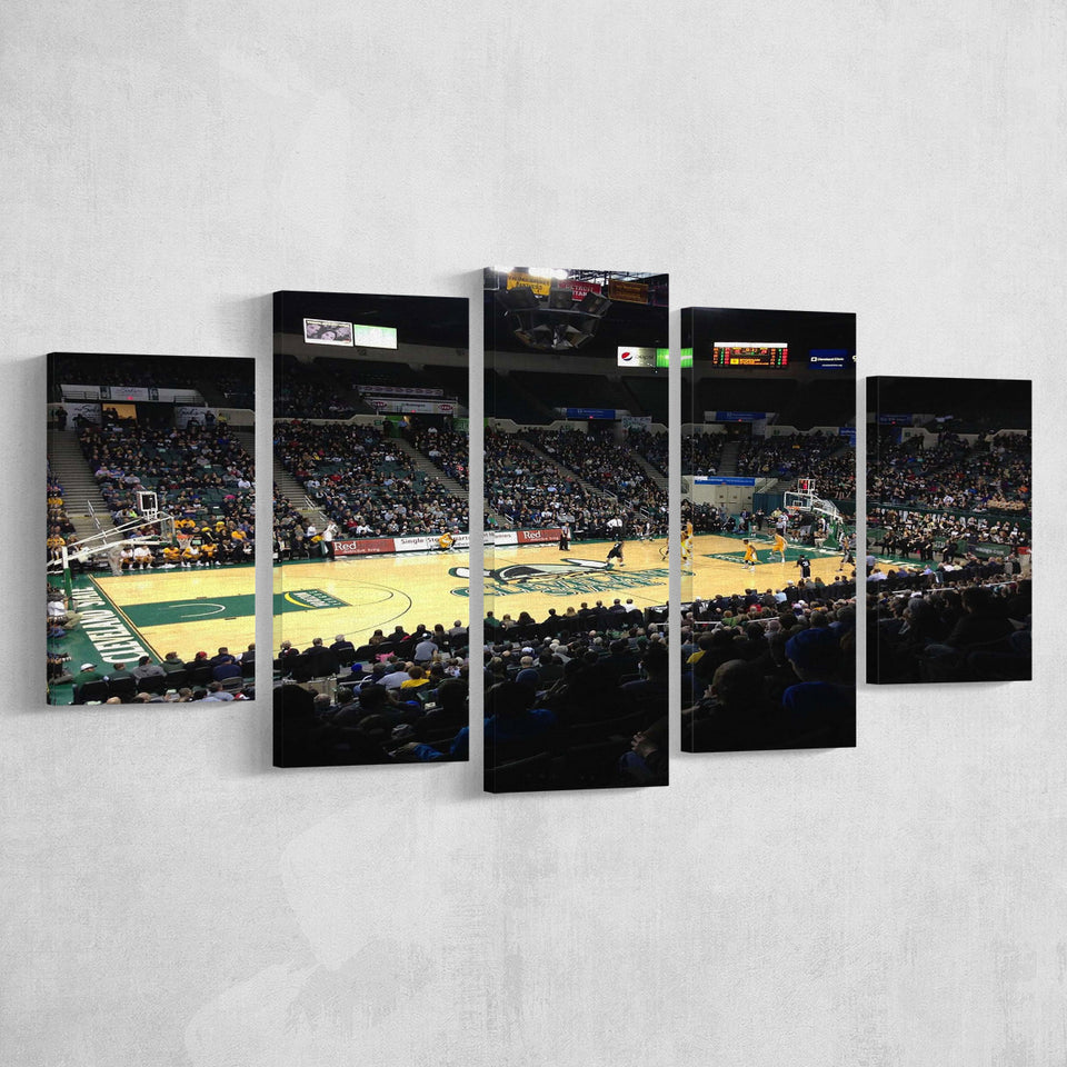 Cleveland State Vikings Wall Art Wolstein Center Stadium Canvas Prints,Multi Panels,Sport Stadium Art Prints, Fan Gift