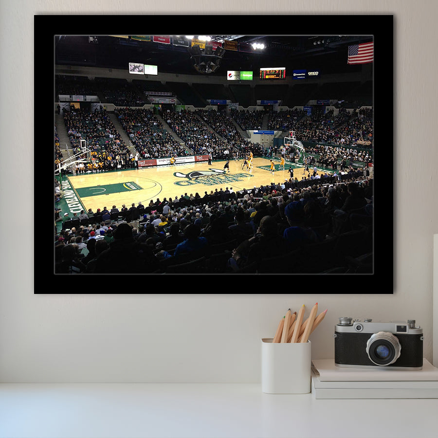 Cleveland State Vikings Wall Art Wolstein Center Stadium Art Prints,Sport Stadium Art Prints, Fan Gift, Wall Decor