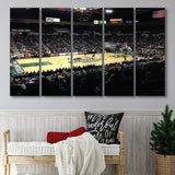 Cleveland State Vikings Wall Art Wolstein Center Stadium Canvas Prints,Multi Panels B,Sport Stadium Art Prints, Fan Gift