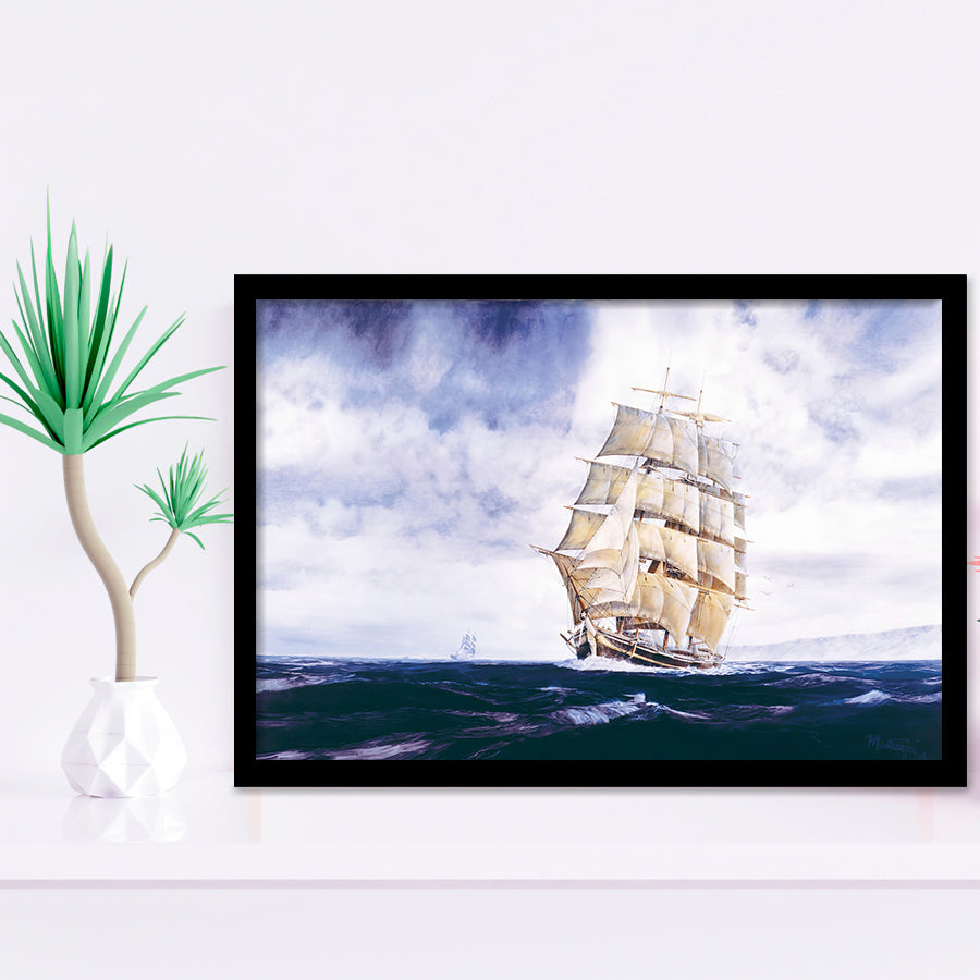 Clipper 3 Framed Art Prints Wall Decor - Painting Art, Framed Picture, Home Decor, For Sale