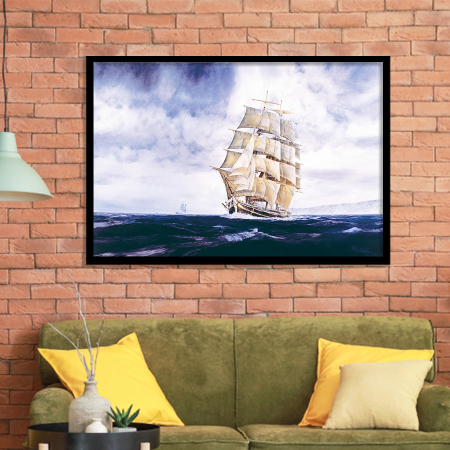 Clipper 3 Framed Art Prints Wall Decor - Painting Art, Framed Picture, Home Decor, For Sale