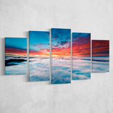 Cloud Blue Cloud Print Clouds Large Canvas Prints Multi Panels Wall Art Prints Home Decor