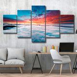 Cloud Blue Cloud Print Clouds Large Canvas Prints Multi Panels Wall Art Prints Home Decor