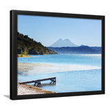 Coatepeque lake view Santa Ana El Salvador Central America Framed Art Prints Wall Decor - Painting Art, Wall Art, Home Decor