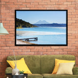 Coatepeque lake view Santa Ana El Salvador Central America Framed Art Prints Wall Decor - Painting Art, Wall Art, Home Decor