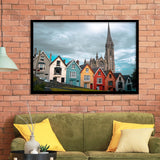 Cobh Cathedral in Ireland Art, Irish Framed Art Prints Wall Art Decor,Black Frame, Ready to hang