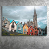 Cobh Cathedral in Ireland Canvas Art, Irish Canvas Prints Wall Art Home Decor - Painting Canvas, Ready to hang