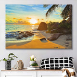 Coconut Tree Reef Canvas Prints Wall Art - Painting Canvas, Art Prints, Wall Decor, Home Decor, Prints for Sale