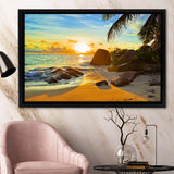 Coconut Tree Reef Framed Canvas Prints - Painting Canvas, Art Prints,  Wall Art, Home Decor, Prints for Sale