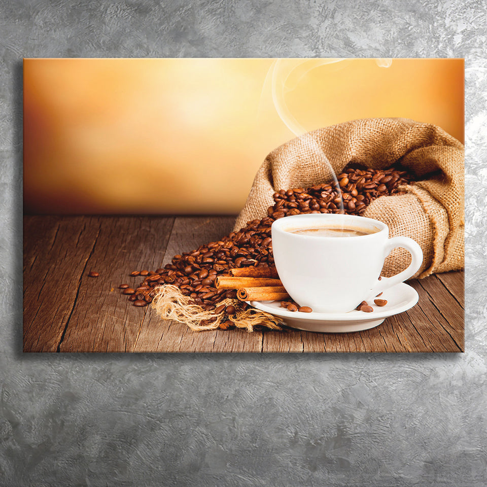 Coffee Art Coffee Print Kitchen Landscape Canvas Prints Wall Art Home Decor - Painting Canvas, Ready to hang
