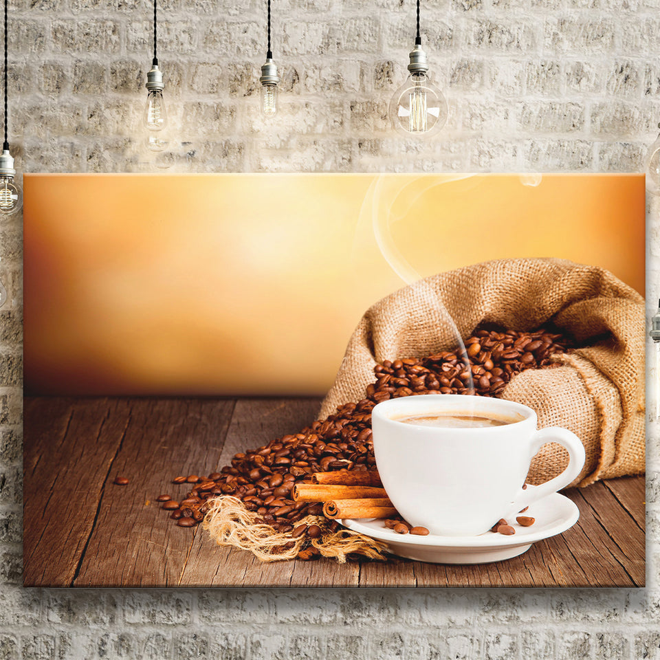 Coffee Wall Art Canvas Prints Wall Art Decor - Painting Canvas,Home Decor, Ready to Hang