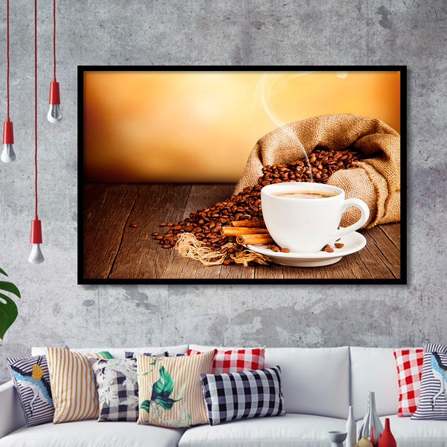 Coffee Wall Art Framed Art Prints Wall Art Decor, Framed Picture, Home Decor