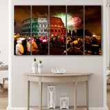 Colesseum Rome Italy, Stadium Canvas, Sport Art, Gift for him, Multi Panels B, Canvas Prints Wall Art Decor