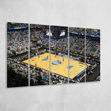 Coliseum Complex in N Carolina, Stadium Canvas, Sport Art, Gift for him, Multi Panels B, Canvas Prints Wall Art Decor