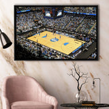 Coliseum Complex in N Carolina, Stadium Canvas, Sport Art, Gift for him, Framed Canvas Prints Wall Art Decor, Framed Picture