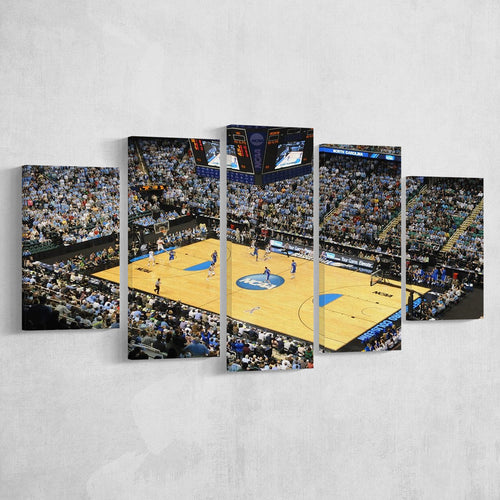 Coliseum Complex in N Carolina, Stadium Canvas, Sport Art, Large Canvas, Multi Panels, Canvas Prints Wall Art Decor