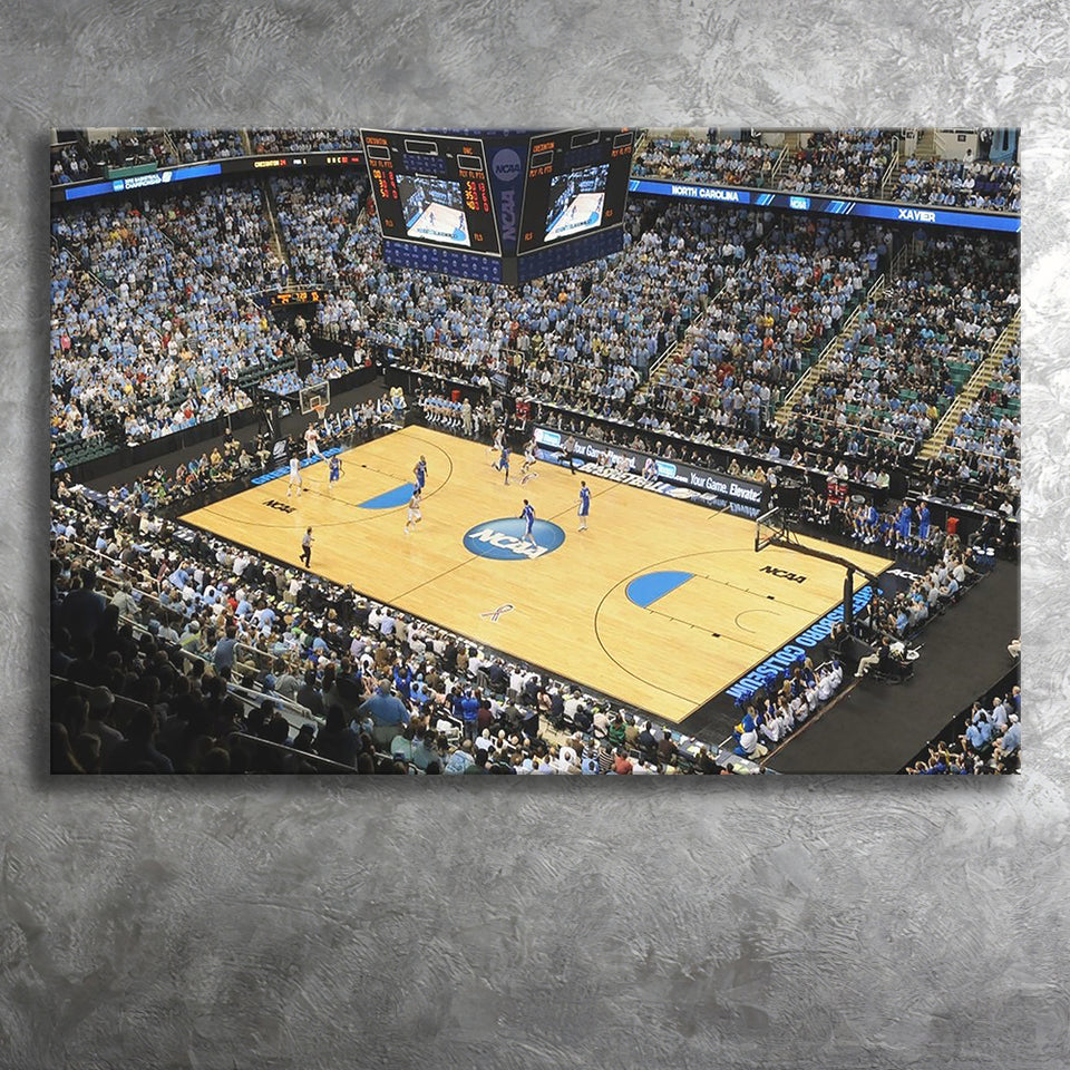 Coliseum Complex in N Carolina, Stadium Canvas, Sport Art, Gift for him, Fan Gift, Canvas Prints Wall Art Decor