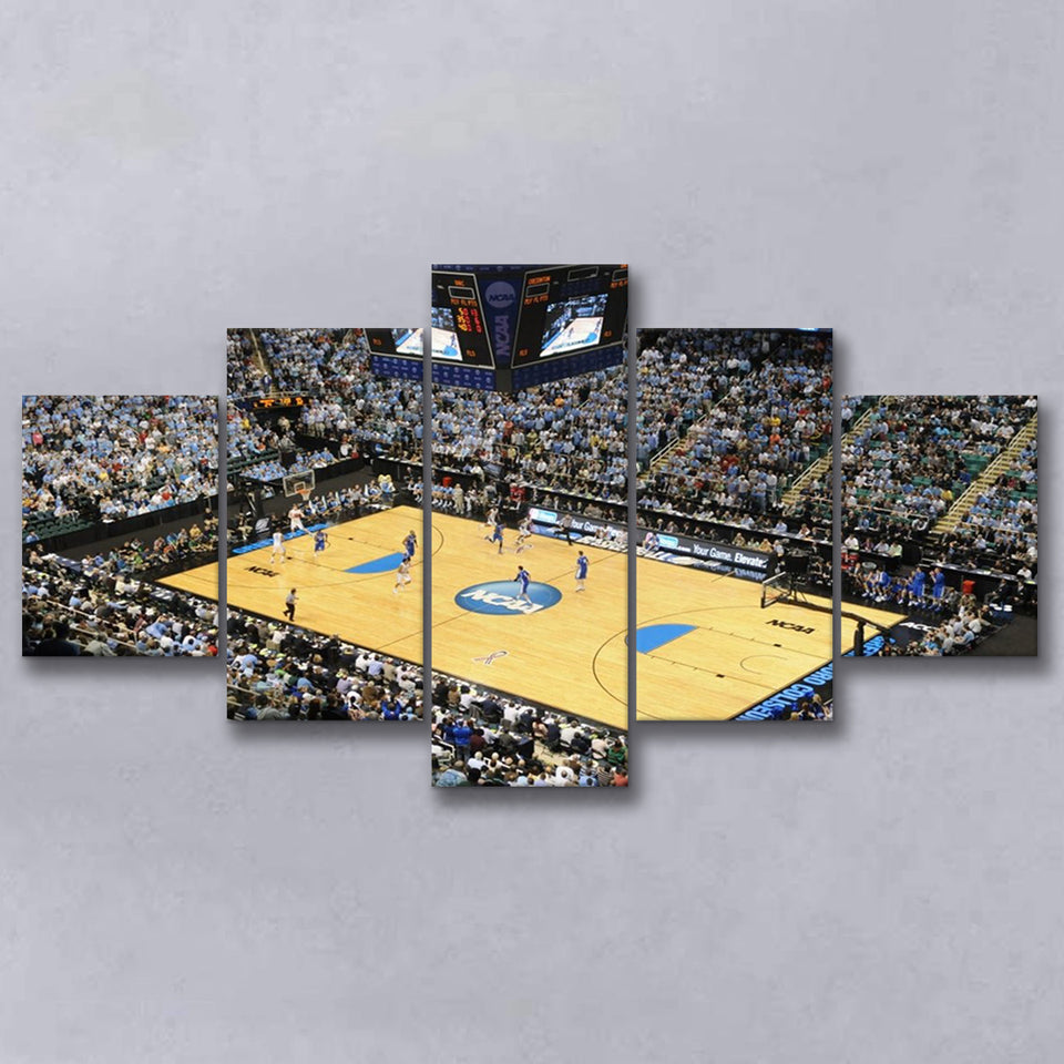 Coliseum Complex in N Carolina, Stadium Canvas, Sport Art, Large Canvas, Multi Panels, Canvas Prints Wall Art Decor