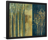 Collage in Gold-Forest art, Art print, Plexiglass Cover
