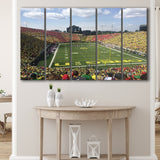 College football Stadium, Stadium Canvas, Sport Art, Gift for him, Multi Panels B, Canvas Prints Wall Art Decor