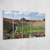 College football Stadium, Stadium Canvas, Sport Art, Gift for him, Multi Panels B, Canvas Prints Wall Art Decor