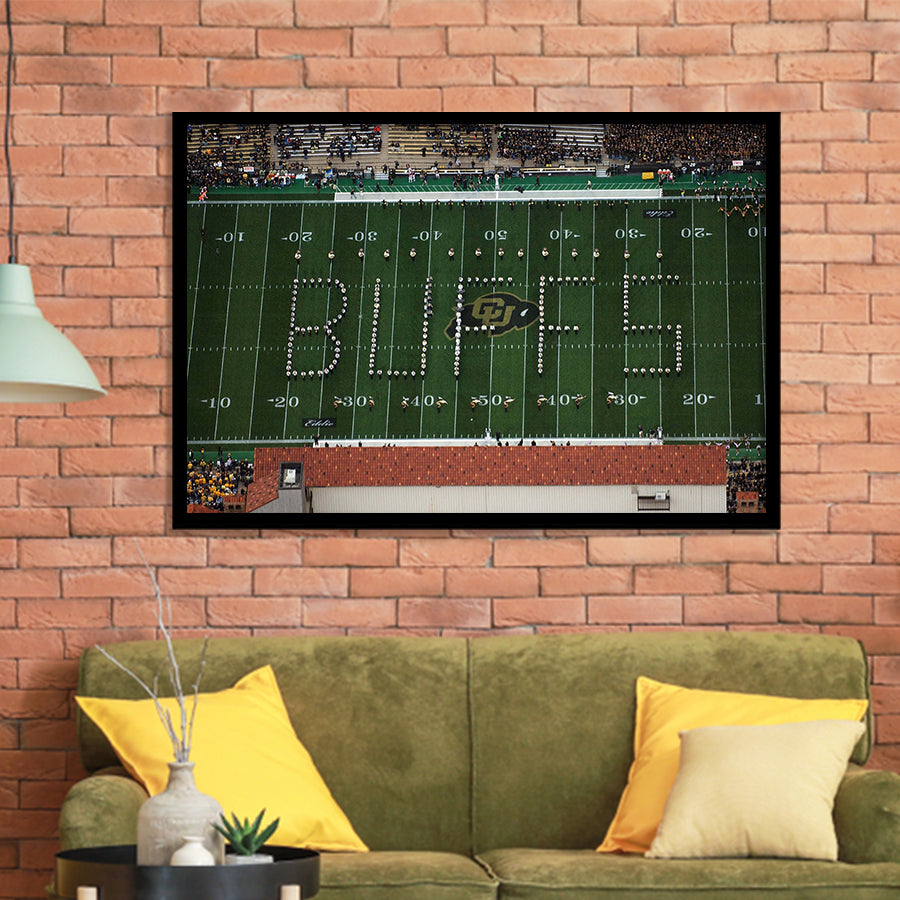 Colorado Buffaloes Stadium Art Prints Folsom Field Stadium Wall Art,Sport Stadium Art Prints, Fan Gift, Wall Decor