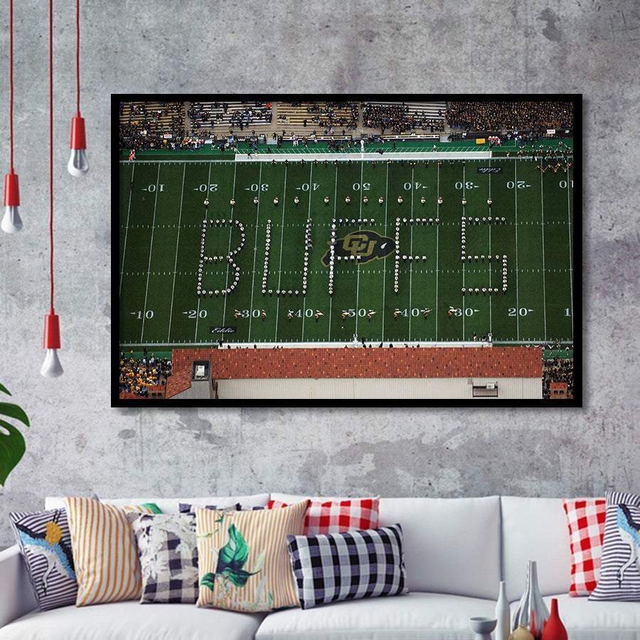 Colorado Buffaloes Stadium Art Prints Folsom Field Stadium Wall Art,Sport Stadium Art Prints, Fan Gift, Wall Decor