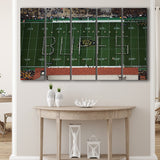 Colorado Buffaloes Stadium Canvas Prints Folsom Field Stadium Wall Art,Multi Panels B,Sport Stadium Art Prints, Fan Gift