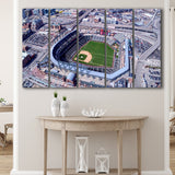 Colorado Rockies Stadium Canvas Prints Coors Field Wall Art Aerial,Multi Panels B,Sport Stadium Art Prints, Fan Gift