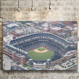 Colorado Rockies Stadium Canvas Prints Coors Field Wall Art Aerial V1,Sport Stadium Art Prints, Fan Gift, Wall Decor