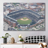 Colorado Rockies Stadium Canvas Prints Coors Field Wall Art Aerial V1,Sport Stadium Art Prints, Fan Gift, Wall Decor