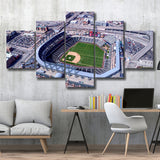 Colorado Rockies Stadium Canvas Prints Coors Field Wall Art Aerial,Multi Panels,Sport Stadium Art Prints, Fan Gift