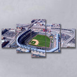 Colorado Rockies Stadium Canvas Prints Coors Field Wall Art Aerial,Multi Panels,Sport Stadium Art Prints, Fan Gift