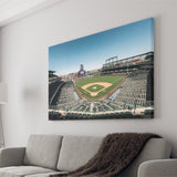 Colorado Rockies Stadium Canvas Prints Coors Field Wall Art Panoramic V1,Sport Stadium Art Prints, Fan Gift, Wall Decor