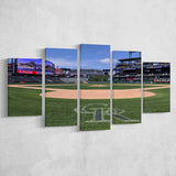 Colorado Rockies Stadium Canvas Prints Wall Art Coors Field Stadium Canvas Prints Baseball,Multi Panels,Sport Stadium Art Prints, Fan Gift