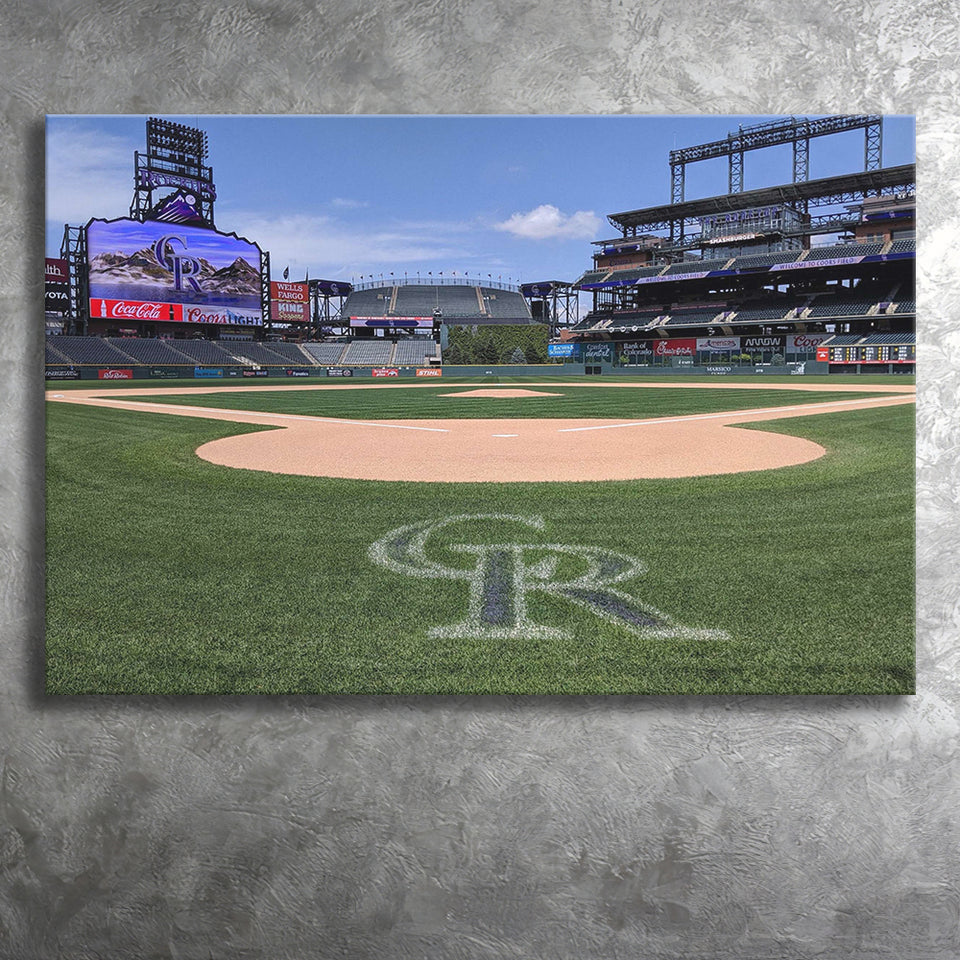 Colorado Rockies Stadium Canvas Prints Wall Art Coors Field Stadium Canvas Prints Baseball,Sport Stadium Art Prints, Fan Gift, Wall Decor