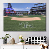Colorado Rockies Stadium Canvas Prints Wall Art Coors Field Stadium Canvas Prints Baseball,Sport Stadium Art Prints, Fan Gift, Wall Decor