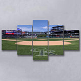 Colorado Rockies Stadium Canvas Prints Wall Art Coors Field Stadium Canvas Prints Baseball,Multi Panels,Sport Stadium Art Prints, Fan Gift
