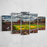 Colorado Rockies Stadium Canvas Prints Wall Art Coors Field Stadium,Multi Panels,Sport Stadium Art Prints, Fan Gift