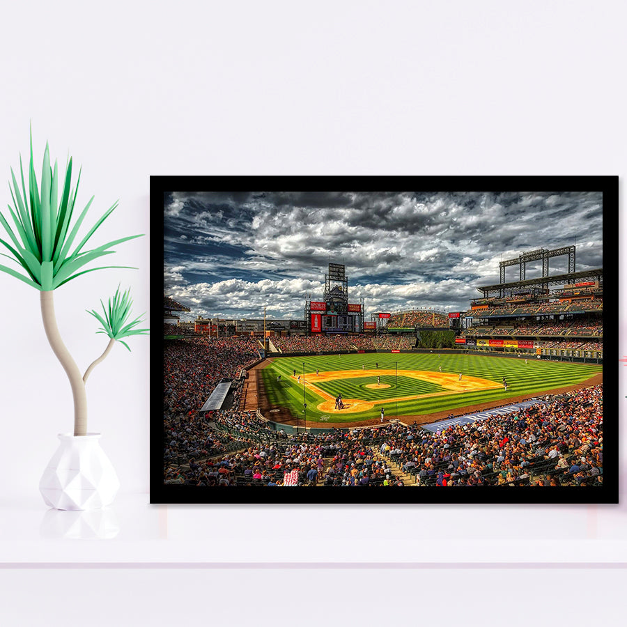 Colorado Rockies Stadium Art Prints Wall Art Coors Field Stadium,Sport Stadium Art Prints, Fan Gift, Wall Decor