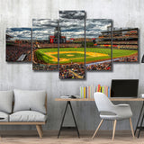 Colorado Rockies Stadium Canvas Prints Wall Art Coors Field Stadium,Multi Panels,Sport Stadium Art Prints, Fan Gift