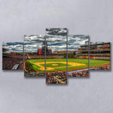 Colorado Rockies Stadium Canvas Prints Wall Art Coors Field Stadium,Multi Panels,Sport Stadium Art Prints, Fan Gift