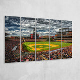 Colorado Rockies Stadium Canvas Prints Wall Art Coors Field Stadium,Multi Panels B,Sport Stadium Art Prints, Fan Gift